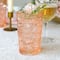 Kate Aspen® 13oz. Vintage Textured Rose Gold Drinking Glasses, 6ct.